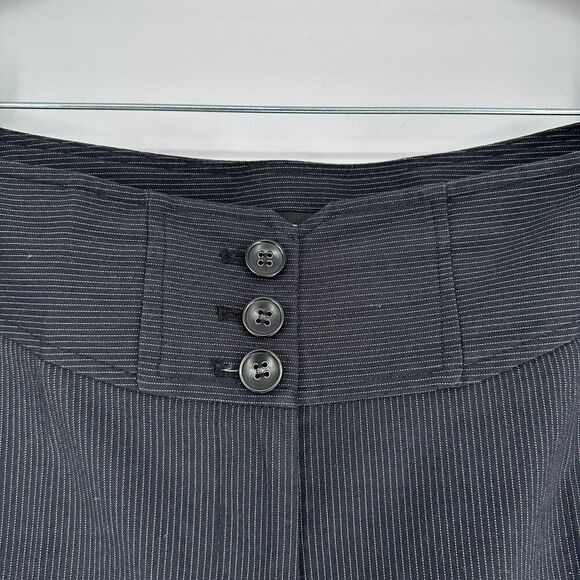 Lane Bryant Womens Pinstripe Pants Size 18 Navy Blue Stretch Career Office Work - Picture 8 of 9